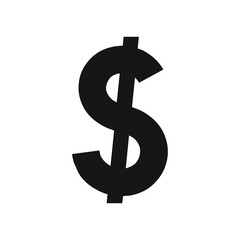 US Dollar sign. Element of money symbol icon. Premium quality graphic design icon. Baby Signs, outline symbols collection icon for websites, web design, mobile app on white background.