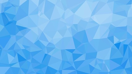 Fototapeta premium Light blue ice abstract background. Abstract blue ice low poly or geometric background. Used for background, backdrop, card.