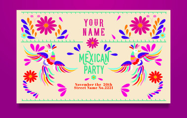 Mexican party invitation