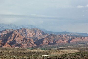 view of the mountains