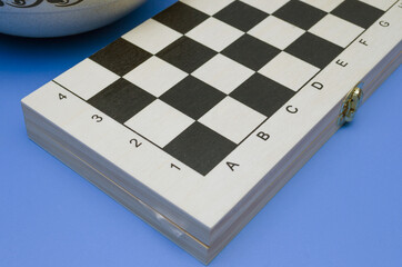 closed chessboard on the table