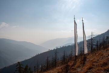 Obraz premium Landscape view from the mountain top
