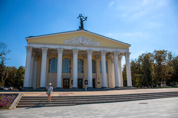 Obraz premium Building of the State Drama Theater named after M.S. Schepkin in Belgorod