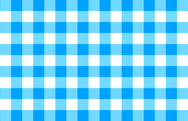 水色のギンガムチェック柄の背景素材
