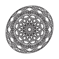 Texture Paper Cut Indian Mandala