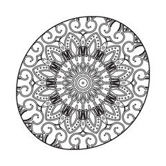 Texture Paper Cut Indian Mandala