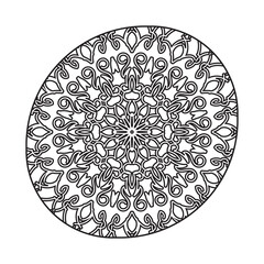 Texture Paper Cut Indian Mandala