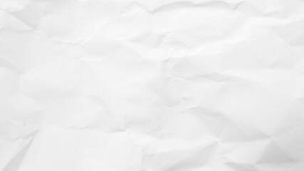Obraz premium White Paper Texture background. Crumpled white paper abstract shape background with space paper recycle for text