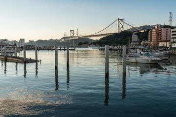 関門橋のある風景