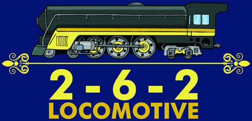 2 6 2 steam locomotive | train engine