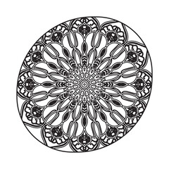 India Mandala Pattern Background