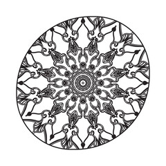 India Mandala Pattern Background