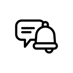 chat notification icon illustration  vector 