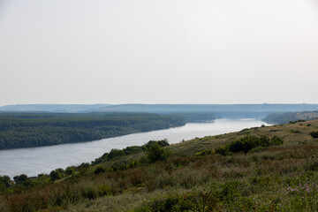Fototapeta na wymiar Danube river in Ostrov - Romania