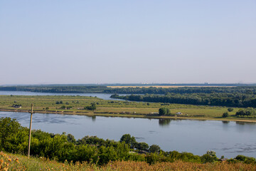 Danube river in Ostrov - Romania
