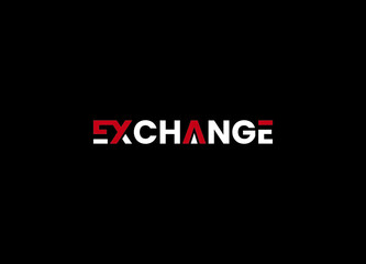 Fototapeta na wymiar Letter EXchange. Vector Icon and Logo