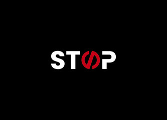 Stop logo. Vector Icon and Logo