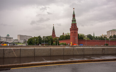 View of the Kremlin towers