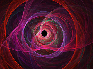 fractal on black
