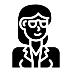 women glyph icon