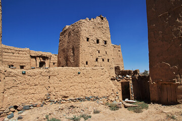 The arab village close Najran, Asir region, Saudi Arabia