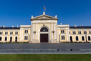 Central railway station in Belgrade, Serbia