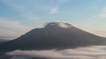 high mountains that pierce the clouds