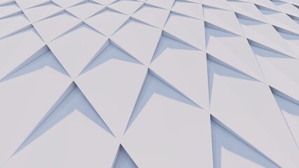 Abstract gray background geometric pattern of design 3d render