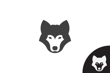 wolf head logo. very suitable for companies, industries, businesses, icons, initials, etc