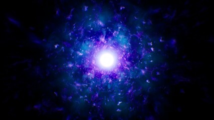 Blue Purple Electric Plasma Energy Background