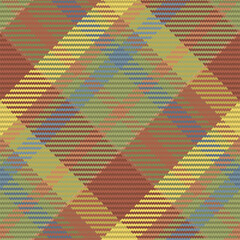 Seamless pattern of scottish tartan plaid. Repeatable background with check fabric texture. Vector backdrop striped textile print.