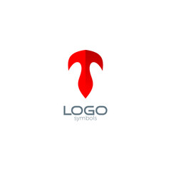 T Logo Simple Design