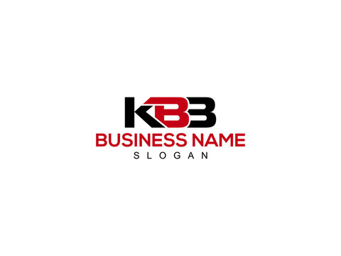 Alphabet KBB Logo Letter Vector For Business