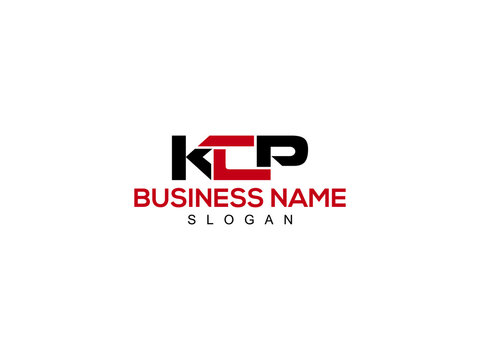 Alphabet KCP Logo Letter Vector For Business