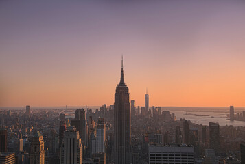 Obraz premium Sunset at NYC