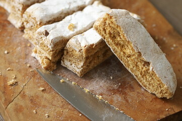 Homemade traditional apple pastila
