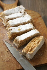 Homemade traditional apple pastila