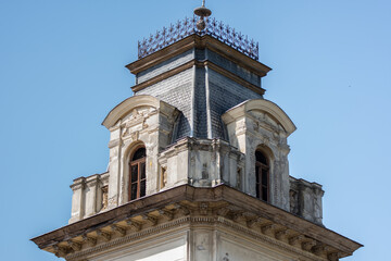 The historical architecture in center of Szeged, Hungary, 2021, july,
