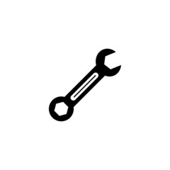 Wrench tool icon design illustration template