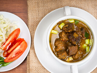 Tongseng, one of traditional food from Indonesia