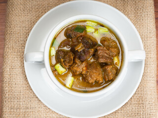 Tongseng, one of traditional food from Indonesia
