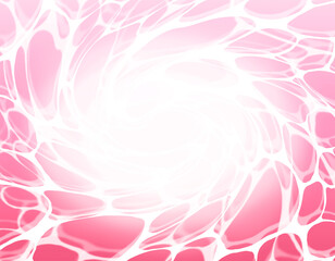 Fototapeta na wymiar フレーム　光に照らされた水面　ピンク