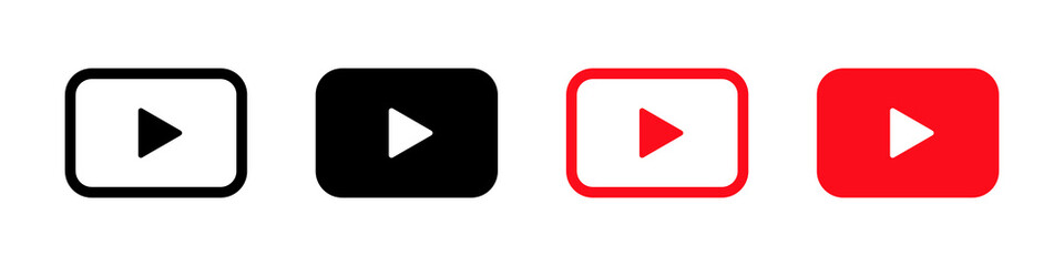 Player icon sign simple design