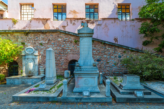 The Ziya Gokalp Tomb view in Istanbul. Istanbul is popular tourist destination in the Turkey.