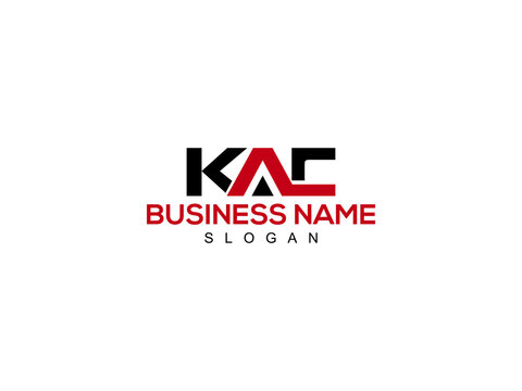 Alphabet KAC Logo Letter Vector For Business