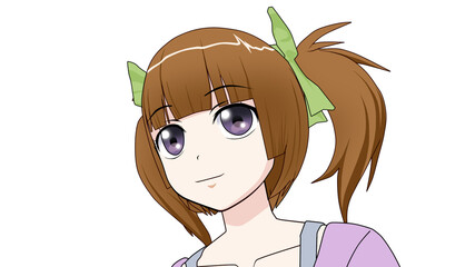 女学生　タイプB  私服  左向き-3