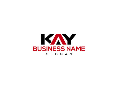 Alphabet KAY Logo Letter Vector For Business