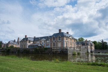 Fototapeta na wymiar Castle of Ferté Saint Aubin, France