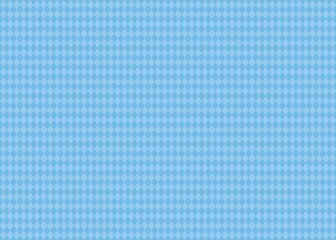 ダイヤ、ひし形、四角形パターンの背景素材、イラスト（ブルー、明色）