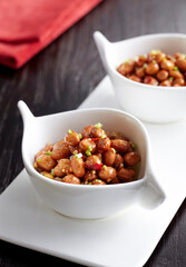 Delicious Chinese food, aged vinegar, peanuts